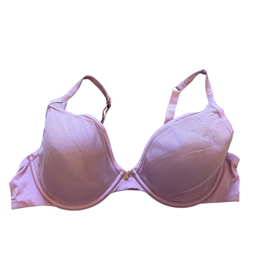 ThirdLove 24/7 Classic Uplift Plunge Bra Orchid Purple 38C Underwire Microfiber